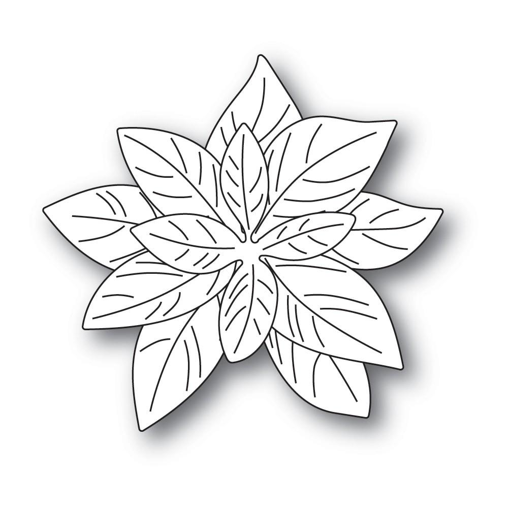 Poppystamps - Dies - Delicate Poinsettias