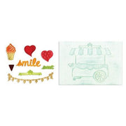 Sizzix Framelits Die Set 8PK w/Textured Impressions - Sweet Shoppe Set