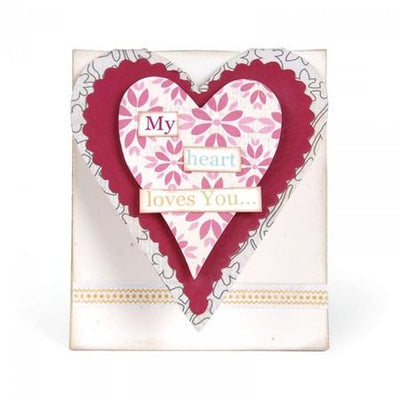 Sizzix Bigz L Die - Card, Mini Heart