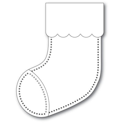 Memory Box - Dies - Scalloped Stocking