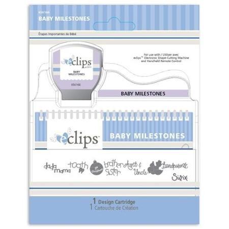 Sizzix Eclips Cartrdige - Baby Milestones