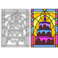 Tutti Designs - Dies - Cake Stained Glass