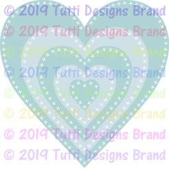 Tutti Designs - Dies - Cross Stitch Hearts