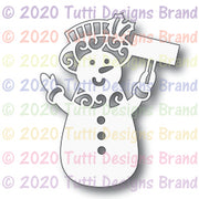 Tutti Designs - Dies - Snowman Silhouette